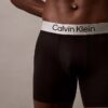 Cueca Boxer Brief elástica em microfibra escovada Cueca Boxer Brief elástica em microfibra escovada