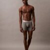 Cueca Boxer Brief elástica em microfibra escovada Cueca Boxer Brief elástica em microfibra escovada