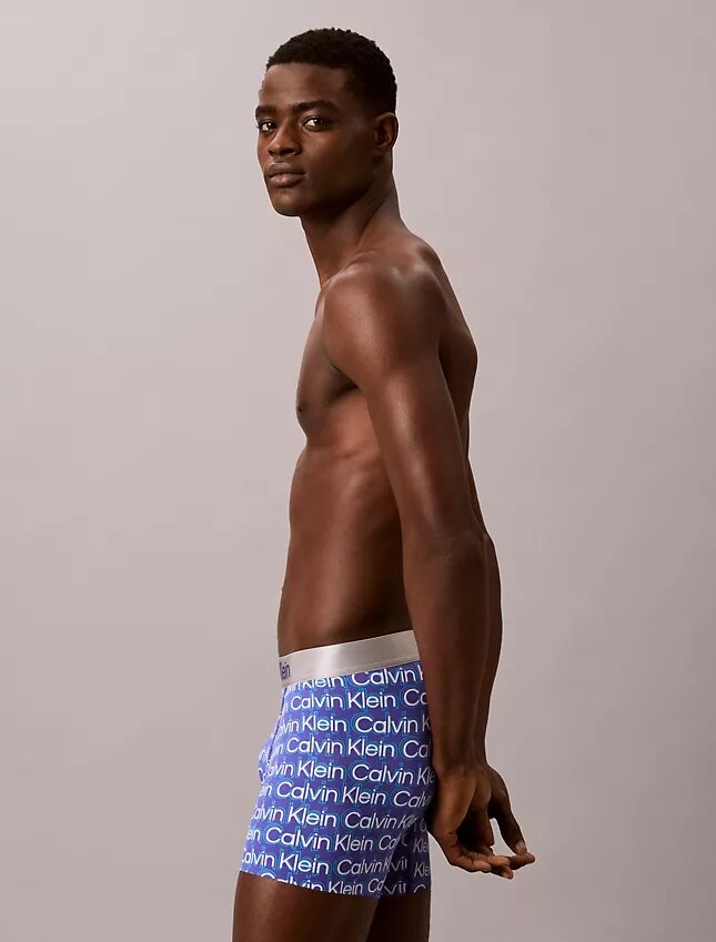 Cueca Boxer Brief elástica em microfibra escovada Cueca Boxer Brief elástica em microfibra escovada