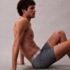 Cueca Boxer Brief elástica em microfibra escovada Cueca Boxer Brief elástica em microfibra escovada
