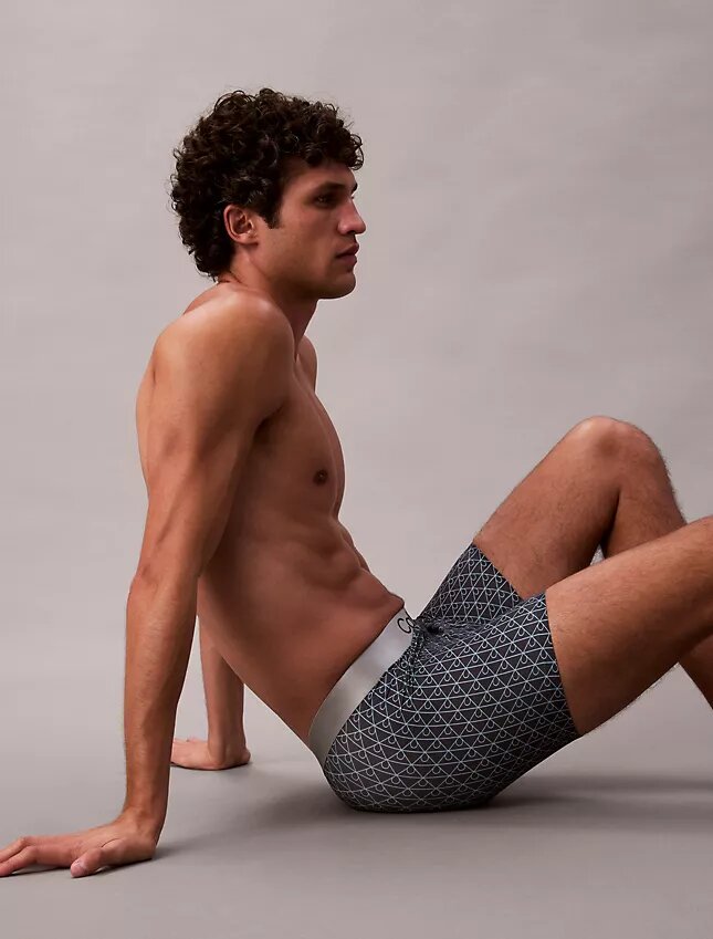 Cueca Boxer Brief elástica em microfibra escovada Cueca Boxer Brief elástica em microfibra escovada