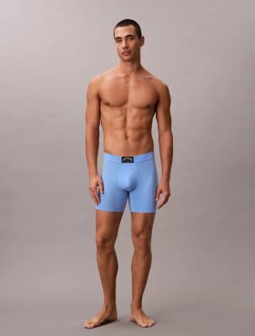 Cueca boxer clássica em algodão canelado Heritage Boxer Brief