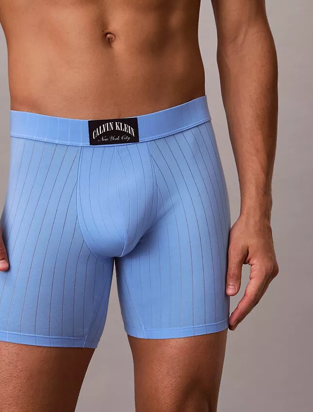 Cueca boxer clássica em algodão canelado Heritage Boxer Brief Cueca boxer clássica em algodão canelado Heritage Boxer Brief
