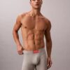 Cueca boxer clássica em algodão canelado Heritage Boxer Brief Cueca boxer clássica em algodão canelado Heritage Boxer Brief