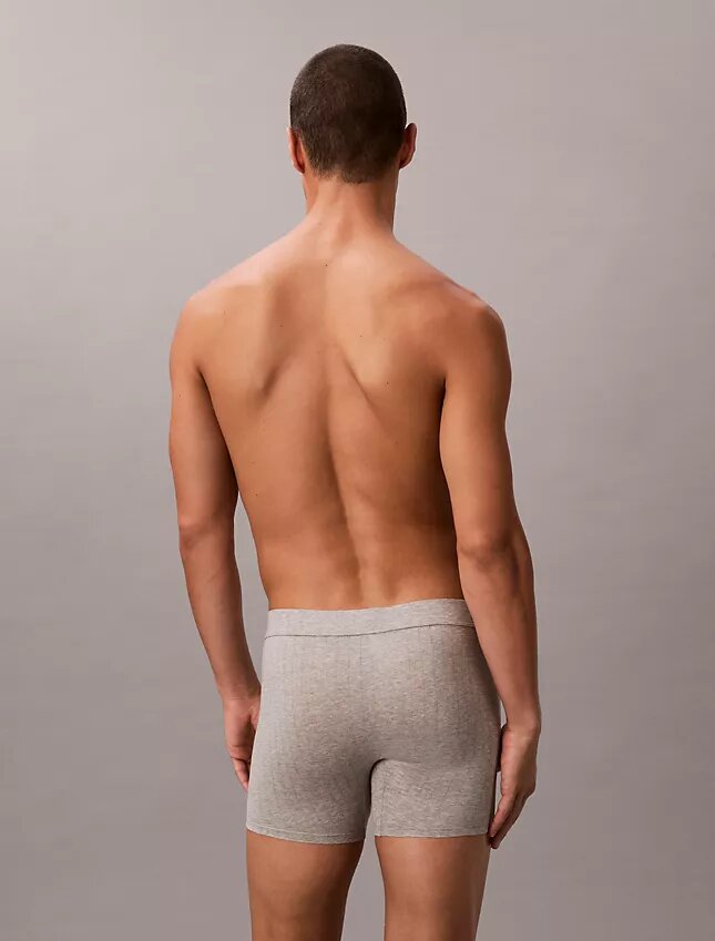 Cueca boxer clássica em algodão canelado Heritage Boxer Brief Cueca boxer clássica em algodão canelado Heritage Boxer Brief