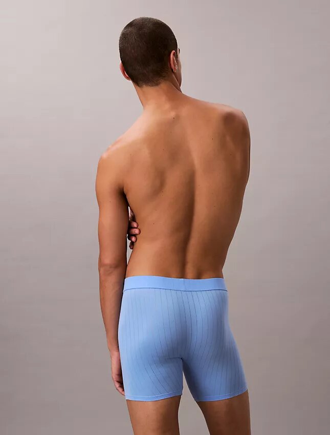 Cueca boxer clássica em algodão canelado Heritage Boxer Brief Cueca boxer clássica em algodão canelado Heritage Boxer Brief