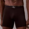 Cueca boxer elástica em microfibra com Monogram gráfico Cueca boxer elástica em microfibra com Monogram gráfico