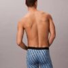Cueca boxer elástica em microfibra com Monogram gráfico Cueca boxer elástica em microfibra com Monogram gráfico