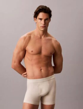 Cueca Boxer Naturals em Algodão Cotton Stretch Flex