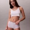 Cueca Boyshort com logótipo icónico Cueca Boyshort com logótipo icónico