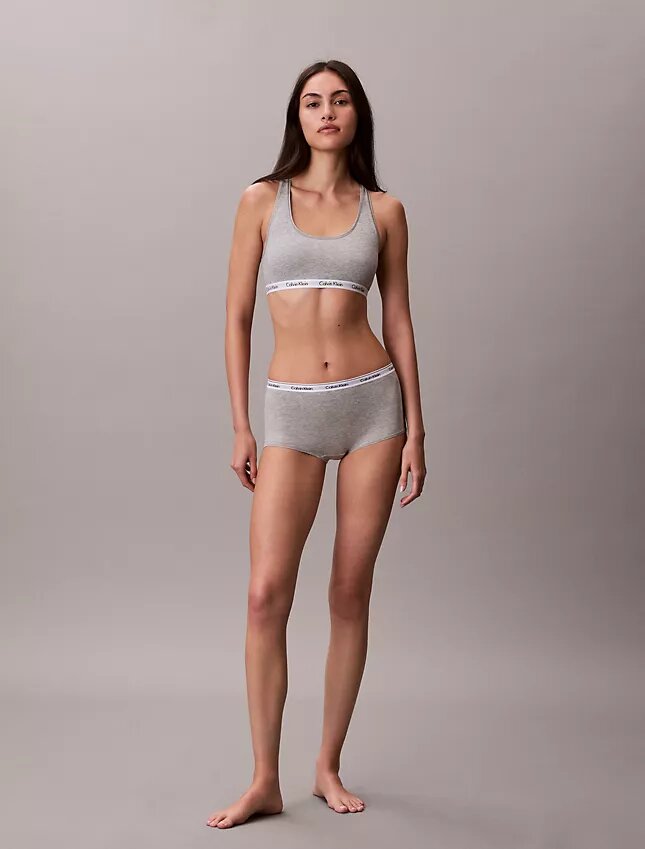 Cueca Boyshort com logótipo icónico Cueca Boyshort com logótipo icónico