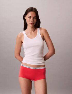 Cueca Boyshort com logótipo icónico