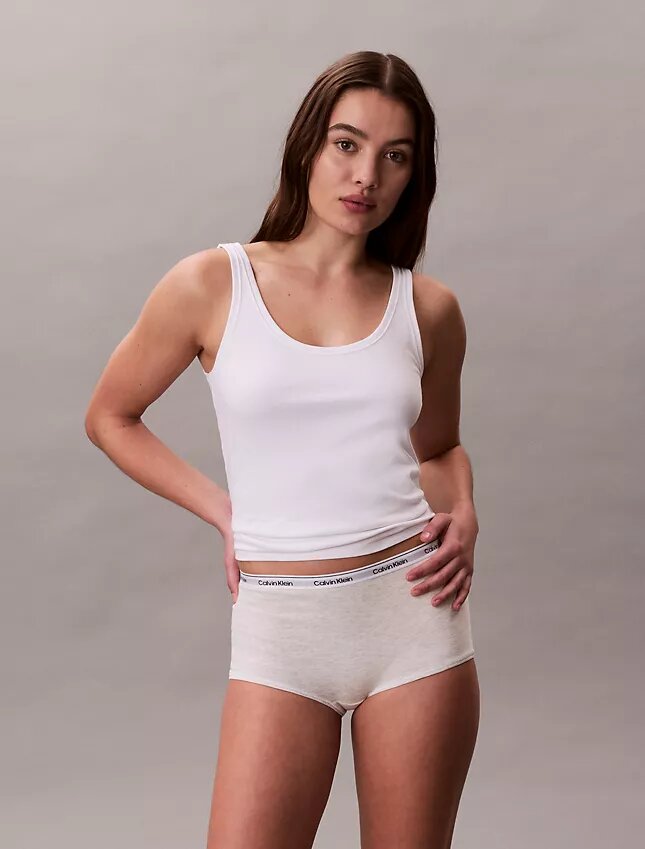 Cueca Boyshort com logótipo icónico Cueca Boyshort com logótipo icónico