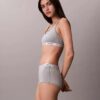 Cueca Boyshort com logótipo icónico Cueca Boyshort com logótipo icónico