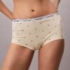 Cueca Boyshort com logótipo icónico Cueca Boyshort com logótipo icónico