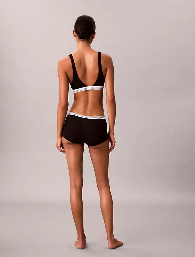 Cueca Boyshort com logótipo icónico Cueca Boyshort com logótipo icónico