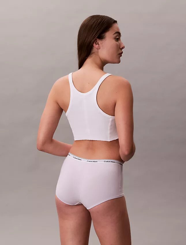 Cueca Boyshort com logótipo icónico Cueca Boyshort com logótipo icónico