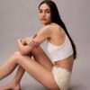 Cueca Boyshort com logótipo icónico Cueca Boyshort com logótipo icónico