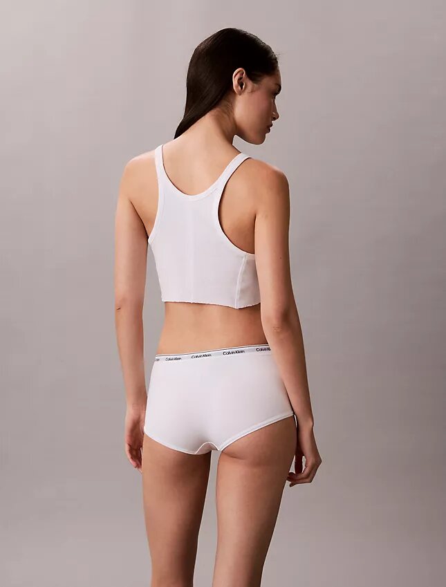 Cueca Boyshort com logótipo icónico Cueca Boyshort com logótipo icónico