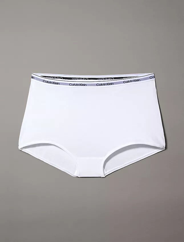 Cueca Boyshort com logótipo icónico Cueca Boyshort com logótipo icónico