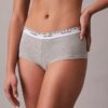 Cueca Boyshort em mistura de algodão e Modal