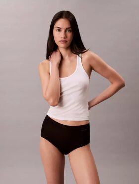 Cueca Cheeky de cintura média Ideal Micro