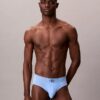 Cueca de algodão Cotton Stretch com Monogram gráfico, embalagem de 3 unidades Cueca de algodão Cotton Stretch com Monogram gráfico, embalagem de 3 unidades