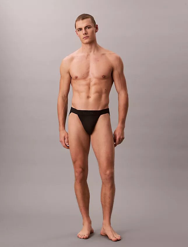 Cueca desportiva em renda de microfibra Cueca desportiva em renda de microfibra