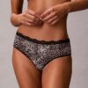 Cueca Hipster em microfibra elástica com renda