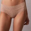 Cueca Hipster em Renda com Logótipo Icon