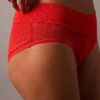 Cueca Hipster em Renda com Logótipo Icon