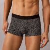 Cueca Low Rise Trunk com estampado preto CK Black Cueca Low Rise Trunk com estampado preto CK Black
