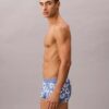 Cueca Low Rise Trunk com estampado preto CK Black Cueca Low Rise Trunk com estampado preto CK Black