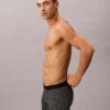 Cueca Low Rise Trunk com estampado preto CK Black Cueca Low Rise Trunk com estampado preto CK Black