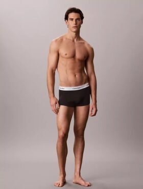 Cueca Low Rise Trunk em algodão Cotton Stretch Icon