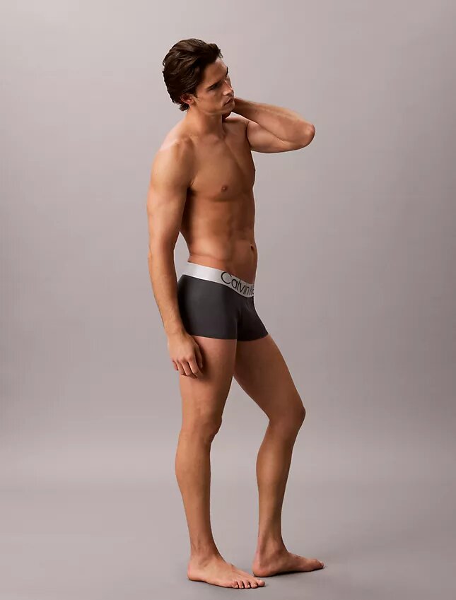 Cueca Low Rise Trunk em microfibra elástica Cueca Low Rise Trunk em microfibra elástica