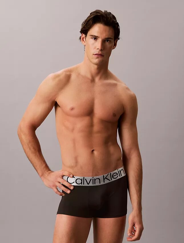 Cueca Low Rise Trunk em microfibra elástica Cueca Low Rise Trunk em microfibra elástica