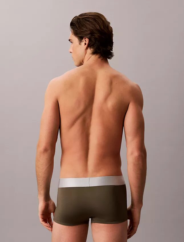 Cueca Low Rise Trunk em microfibra elástica Cueca Low Rise Trunk em microfibra elástica
