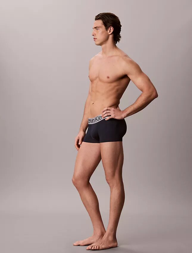 Cueca Low Rise Trunk em microfibra elástica Cueca Low Rise Trunk em microfibra elástica