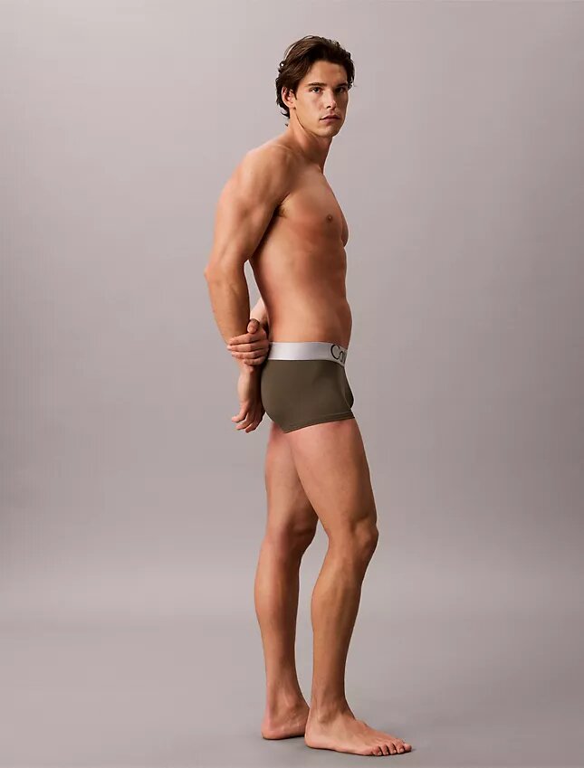 Cueca Low Rise Trunk em microfibra elástica Cueca Low Rise Trunk em microfibra elástica