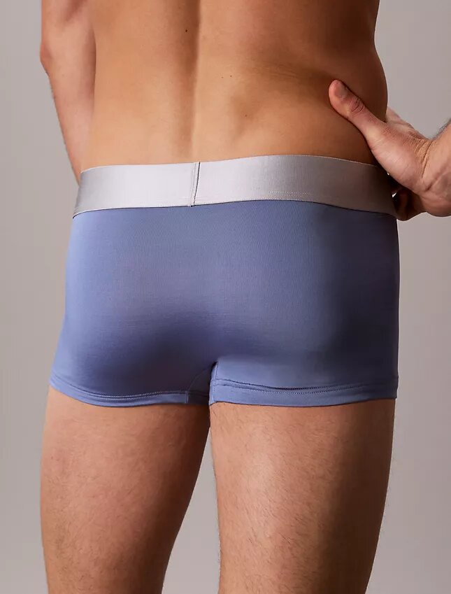 Cueca Low Rise Trunk em microfibra elástica Cueca Low Rise Trunk em microfibra elástica