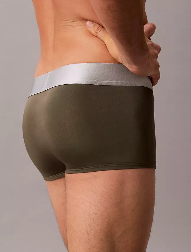 Cueca Low Rise Trunk em microfibra elástica Cueca Low Rise Trunk em microfibra elástica
