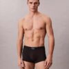 Cueca Low Rise Trunk em microfibra elástica com Monogram gráfico Cueca Low Rise Trunk em microfibra elástica com Monogram gráfico
