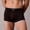 Cueca Low Rise Trunk em microfibra elástica com Monogram gráfico Cueca Low Rise Trunk em microfibra elástica com Monogram gráfico