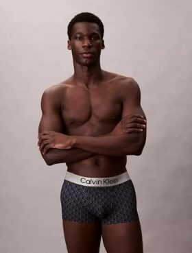 Cueca Low Rise Trunk em microfibra escovada elástica