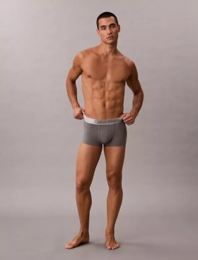 Cueca Low Rise Trunk em microfibra escovada elástica