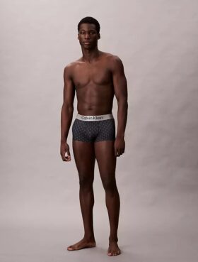 Cueca Low Rise Trunk em microfibra escovada elástica