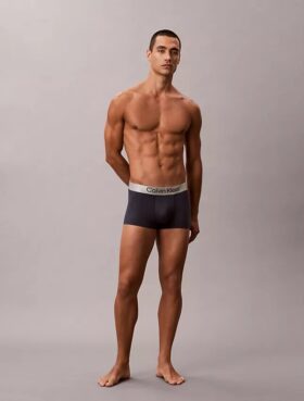 Cueca Low Rise Trunk em microfibra escovada elástica