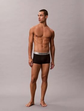 Cueca Low Rise Trunk em microfibra escovada elástica