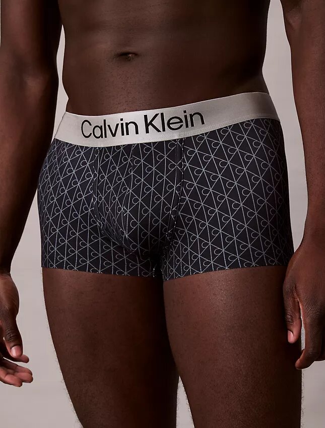 Cueca Low Rise Trunk em microfibra escovada elástica Cueca Low Rise Trunk em microfibra escovada elástica